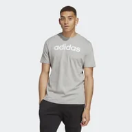 Koszulki sportowe damskie - Essentials Single Jersey Linear Embroidered Logo Tee - miniaturka - grafika 1
