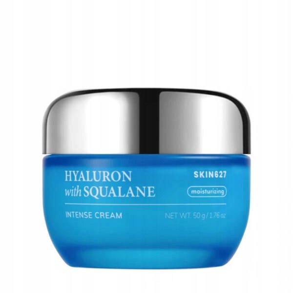 Nawilżający krem do twarzy KWAS HIALURONOWY & SKWALAN SKIN627, 50 g