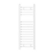 Grzejniki łazienkowe - GRZEJNIK ŁAZIENKOWY BIAŁY DRABINKOWY 80x30 cm KALORYFER NOWOCZESNY BERGEN - miniaturka - grafika 1
