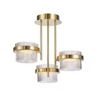 Lampy sufitowe - Tiara lampa sufitowa 3xLED/24W złota PND-77362-3-24W-GD - miniaturka - grafika 1