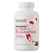 Wzrok i słuch - OstroVit Lutein + Zeaxanthin, 60 kapsułek - miniaturka - grafika 1