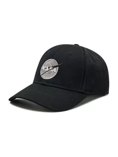 Czapki męskie - Alpha Industries Czapka z daszkiem Nasa Cap 186903 Czarny - grafika 1