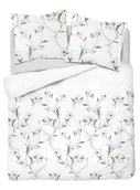 Pościel - Pościel z bawełny satynowej Home Satin, Detexpol, wzór kwiatowy, 220x200cm - miniaturka - grafika 1