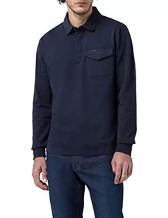 Pierre Cardin Męska bluza polo Rugby, Dark Sapphire, M, Dark Sapphire, M - Bluzy męskie - miniaturka - grafika 1