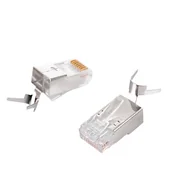 Kable miedziane - Wtyk RJ45 kat. 7 FTP NC-RJ457FT-16 100szt - miniaturka - grafika 1