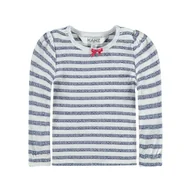 Bluzki damskie - Dziewczęca bluzka z długim rękawem, szary, rozmiar 74 - miniaturka - grafika 1