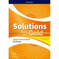 Podręczniki dla liceum - Oxford University Press Solutions Gold Upper-Interm WB + online praca zbiorowa - miniaturka - grafika 1