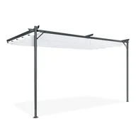 Kratki i pergole - Pergola tarasowa przyścienna SPRINT WALL 4x2,7 Anthracite/White- HARDMAISTER - miniaturka - grafika 1