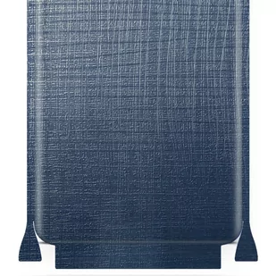 Folia naklejka skórka strukturalna na TYŁ+BOKI do Apple iPad 9.7 (2018) -  Tkanina Granatowa - apgo SKINS - Akcesoria do tabletów i e-booków - miniaturka - grafika 1