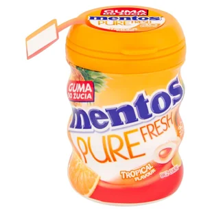 Guma do żucia Mentos Pure Fresh Tropical 60 g (80967118) - Gumy do żucia, lizaki, dropsy - miniaturka - grafika 1