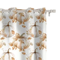 Zasłony - Zasłona AUTUMN wzór AT40 | karmelowe dynie 150 x 160 cm tkanina standard - miniaturka - grafika 1