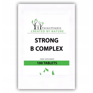 Forest Vitamin Strong B Complex 250Tabs - Suplementy naturalne - miniaturka - grafika 1
