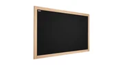 Tablice i flipcharty - Allboards Tablica kredowa czarna 120x90 cm rama drewniana naturalna - miniaturka - grafika 1