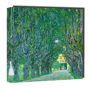 Attersee, Gustav Klimt - obraz na płótnie Wymiar do wyboru: 50x50 cm - Obrazy i zdjęcia na płótnie - miniaturka - grafika 1