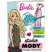 Książki edukacyjne - Barbie. Studio mody. Kreacje wieczorowe - miniaturka - grafika 1