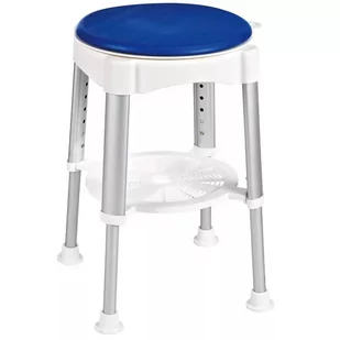 Ridder Taboret obrotowy z regulowaną wysokością A0050401 - Inne meble do łazienki - miniaturka - grafika 1
