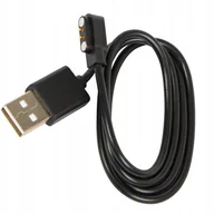 Akcesoria do smartwatchy - MAGNETYCZNY KABEL ZASILAJĄCY DO SMARTWATCH UNIWERSALNY WIELE MODELI 2 PIN - miniaturka - grafika 1