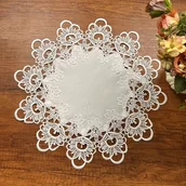 Inne - TEMU 1 Szt. Biały Kołnierzyk Z Kwiatową Krawędzią, Wielkościowy Kołnierzyk Z Tkaniny Do Wystroju Domu, Rodzinnych Zgromadzeń, Świąt, Grillowania, - miniaturka - grafika 1