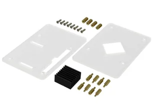 ALLNET Rock Pi Simple Acrylic Case Etui Biały ROCKPI_ACRYL_CASE - Akcesoria do komputerów jednopłytkowych - miniaturka - grafika 1