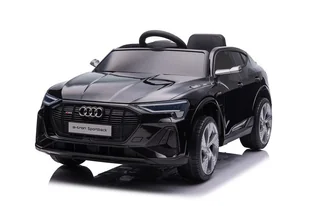 LEAN CARS Auto Na Akumulator Audi E- Tron Czarne QLS-6688 9056 - Pojazdy elektryczne dla dzieci - miniaturka - grafika 1