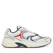 Sneakersy męskie - Sneakersy Tommy Jeans Archive'25 EM0EM01569 Biały - miniaturka - grafika 1