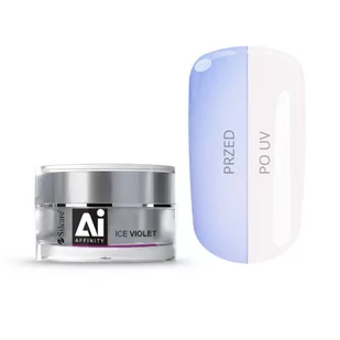 Silcare Gel Affinity średniogęsty jednofazowy żel do paznokci Ice Violet 30g - Żele do paznokci - miniaturka - grafika 1