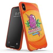 Etui i futerały do telefonów - Adidas Moulded Case BODEGA iPhone Xs Max pomarańczowy/orange 34954 - miniaturka - grafika 1