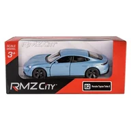 Samochody i pojazdy dla dzieci - Porsche Taycan Turbo S 2020 niebieski Daffi - miniaturka - grafika 1