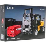 Klocki - Klocki plastikowe CADA Forklift Wózek widłowy z kontenerem C65002W - miniaturka - grafika 1