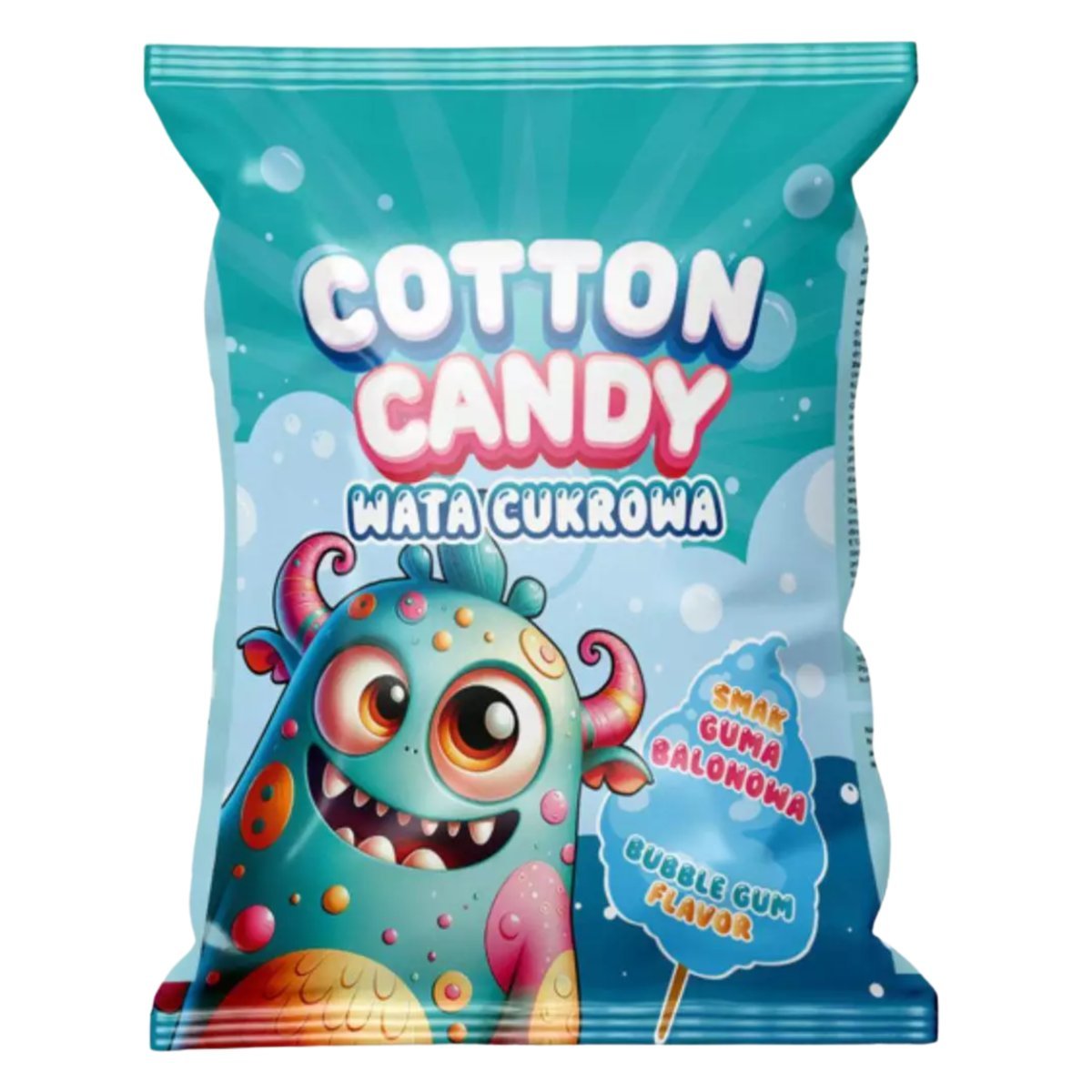 Mateo Wata Cukrowa W Torebce O Smaku Gumy Balonowej Słodka Chwila 70G
