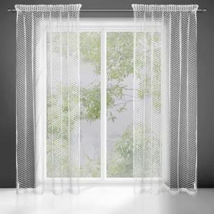 Firana Eurofirany Design91 Aiden Bia 140 x 270 Taś - Firany - miniaturka - grafika 1