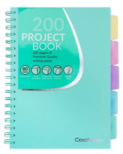 Kołobrulion A4 Coolpack Pastel - mięta - PATIO - Zeszyty szkolne - miniaturka - grafika 1