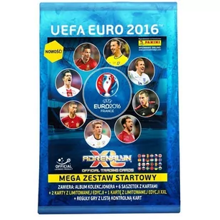 Panini Kolekcja Euro 2016 mega Zestaw startowy UEFA P-07201 - Gry karciane - miniaturka - grafika 1