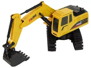 Pojazd Koparka R/C 1:24 Żółta - Zabawki zdalnie sterowane - miniaturka - grafika 4