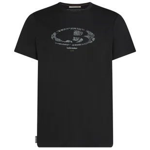 Męska koszulka Icebreaker M M 150 Tech Lite SS Tee 30 Anniversary Rozmiar: XL / Kolor: czarny - Koszulki sportowe męskie - miniaturka - grafika 1
