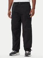 Spodnie męskie - Alpha Industries Spodnie materiałowe 258200 Czarny Loose Fit - miniaturka - grafika 1