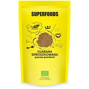 Bio Planet GUARANA SPROSZKOWANA BIO 150 g - - Zdrowa żywność - miniaturka - grafika 2