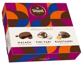 Bombonierki i czekoladki - Bombonierka Malaga, Tiki Taki, Kasztanki 158g Wawel - miniaturka - grafika 1
