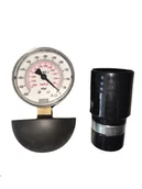 Akcesoria do odkurzaczy - Zegar do mierzenia podciśnienia Vacuometr Wika + złączka do gniazd - miniaturka - grafika 1