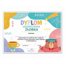 LearnHow Dyplom A4 ukończenia żłobka - Puchar 20szt - Dyplomy i okładki - miniaturka - grafika 1