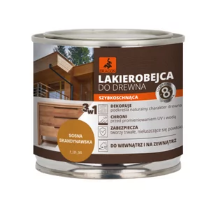 Lakierobejca do drewna szybkoschnąca 200 ml sosna skandynawska DRAGON - Farby i impregnaty do drewna - miniaturka - grafika 1