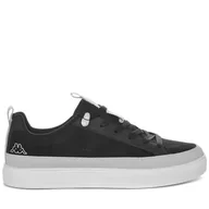 Koszulki męskie - Kappa Logo Storm Stylowe wygodne niskie buty do biegania - kolor czarny i szary Lt, rozmiar 44 - miniaturka - grafika 1