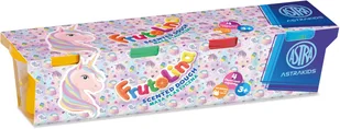 Masa plastyczna Frutolina 4x100g Jednorożec Astra - Masy plastyczne - miniaturka - grafika 1