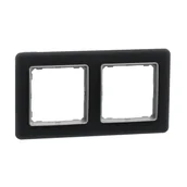 Klawisze i ramki - Ramka podwójna SEDNA Design & Elements efekt szkło przydymione - miniaturka - grafika 1