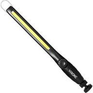 Latarki - Latarka akumulatorowa idealna do warsztatów, dioda LED 10W, 450lm, 2000mAh, regulowana intensywność, magnetyczny haczyk. - miniaturka - grafika 1