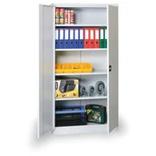 Szafy biurowe - B2B Partner Spawana szafa z maksymalnym obciążeniem półki 60 kg, 1990 x 1000 x 435 mm SBM 03030304 - miniaturka - grafika 1