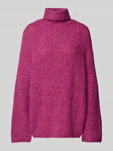 Golf o kroju relaxed fit z dodatkiem wełny model ‘NATHERINE’ - Swetry damskie - miniaturka - grafika 1