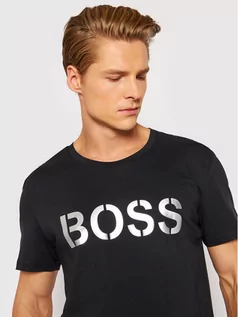 Koszulki męskie - Hugo Boss T-Shirt Special 50442391 Czarny Regular Fit - grafika 1