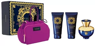 Zestaw prezentowy dla kobiet Versace Dylan Blue Pour Femme Perfumy w sprayu 100 ml, 4 elementy (8011003884971) - Zestawy kosmetyków damskich - miniaturka - grafika 1