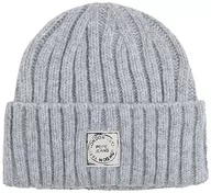 Czapki damskie - Pepe Jeans Czapka damska Tilde Beanie, Szary (szary Marl), Rozmiar uniwersalny - miniaturka - grafika 1